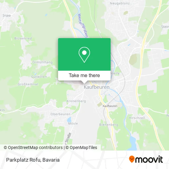 Карта Parkplatz Rofu