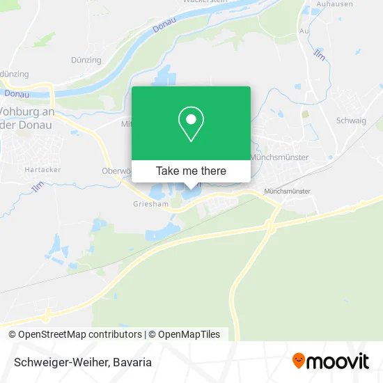 Карта Schweiger-Weiher