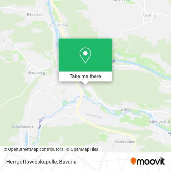 Карта Herrgottswieskapelle