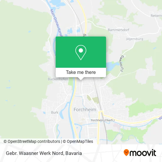 Карта Gebr. Waasner Werk Nord
