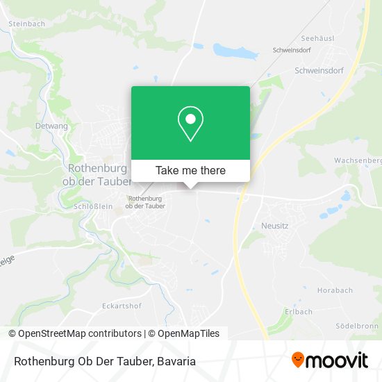 Rothenburg Ob Der Tauber map