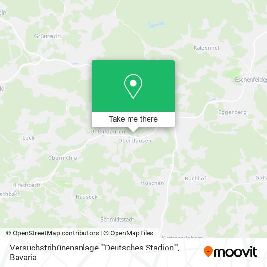 Versuchstribünenanlage ""Deutsches Stadion"" map