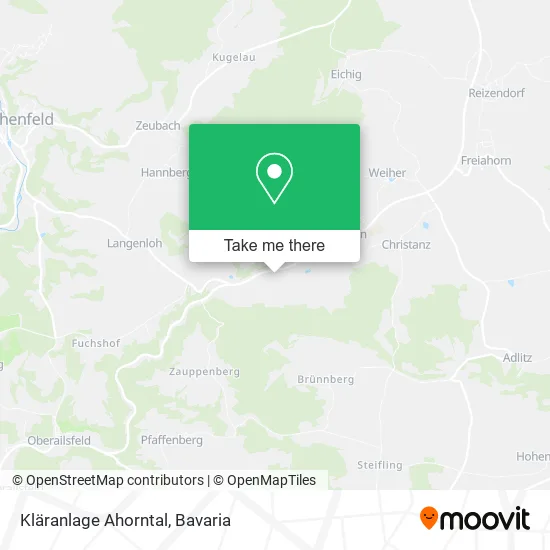 Карта Kläranlage Ahorntal
