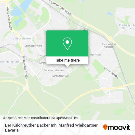 Der Kalchreuther Bäcker Inh. Manfred Wiehgärtner map