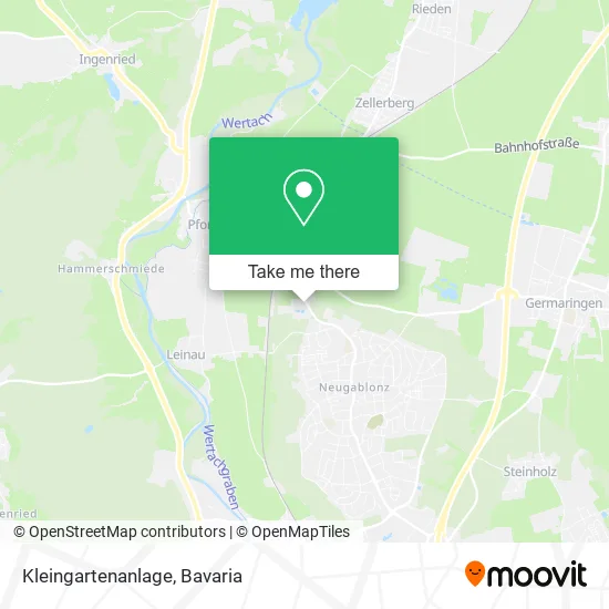 Карта Kleingartenanlage
