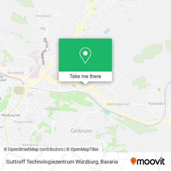 Guttroff Technologiezentrum Würzburg map