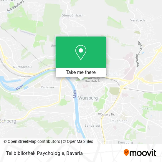 Карта Teilbibliothek Psychologie