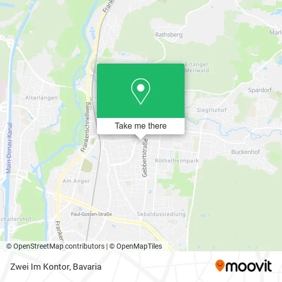 Карта Zwei Im Kontor