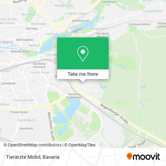Карта Tierärzte Mobil