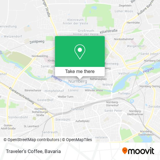 Карта Traveler's Coffee