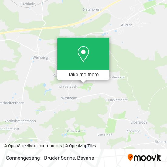 Sonnengesang - Bruder Sonne map