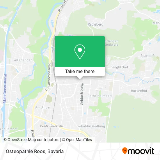 Карта Osteopathie Roos