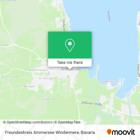Карта Freundeskreis Ammersee Windermere