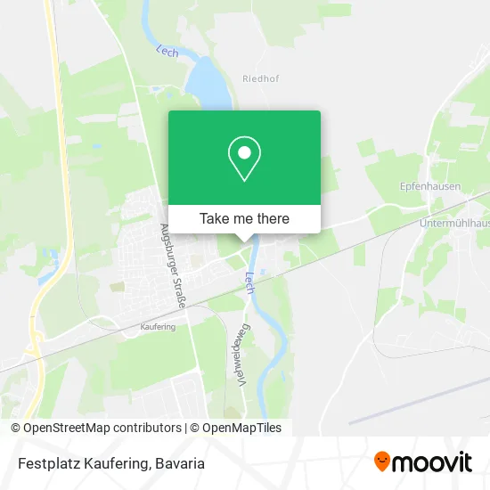 Карта Festplatz Kaufering