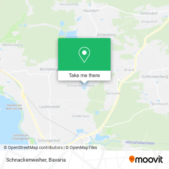 Карта Schnackenweiher