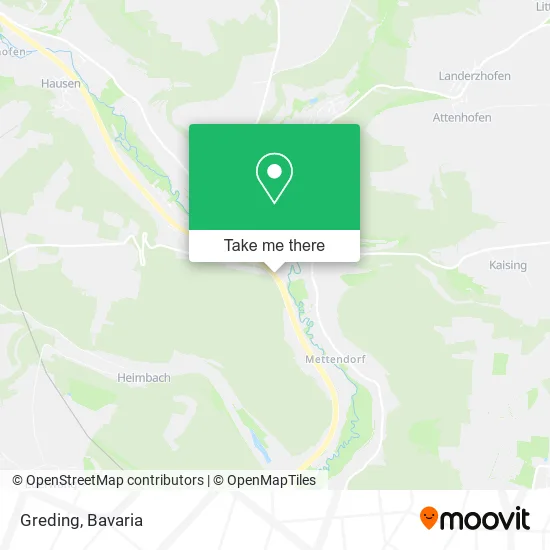 Карта Greding