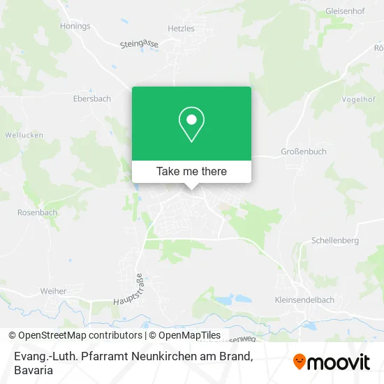 Карта Evang.-Luth. Pfarramt Neunkirchen am Brand