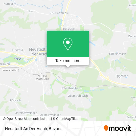 Neustadt An Der Aisch map