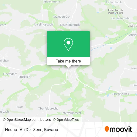 Карта Neuhof An Der Zenn