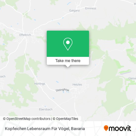 Kopfeichen Lebensraum Für Vögel map