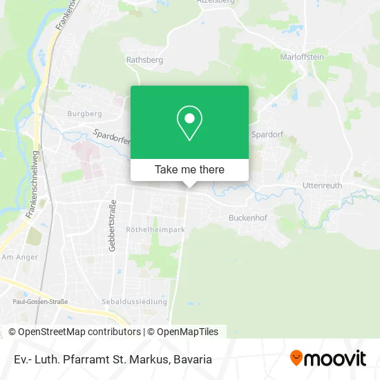 Ev.- Luth. Pfarramt St. Markus map