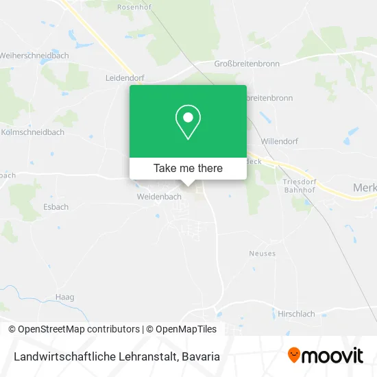 Landwirtschaftliche Lehranstalt map