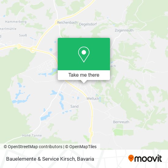Bauelemente & Service Kirsch map