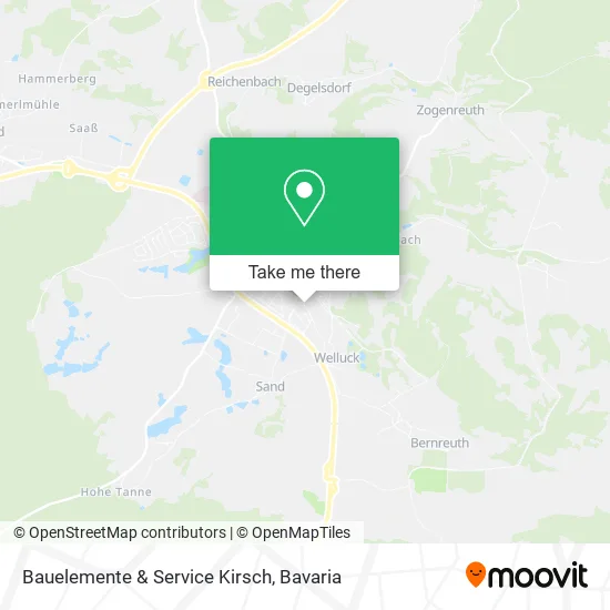 Карта Bauelemente & Service Kirsch