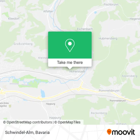 Карта Schwindel-Alm