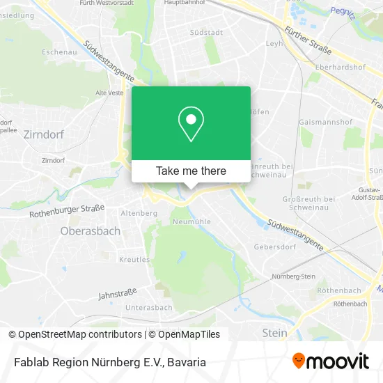 Карта Fablab Region Nürnberg E.V.