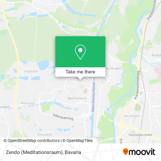 Карта Zendo (Meditationsraum)