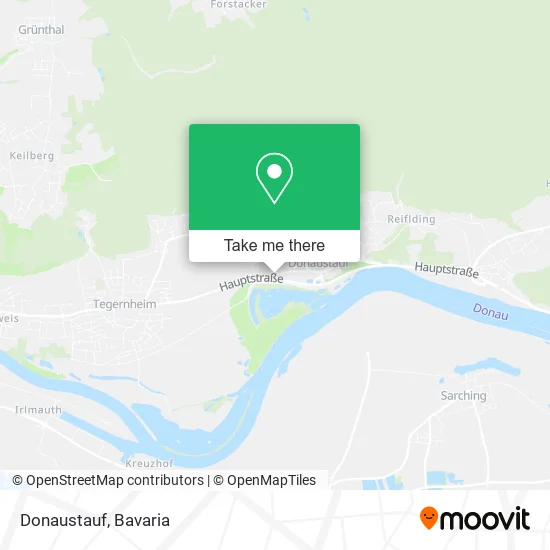 Карта Donaustauf