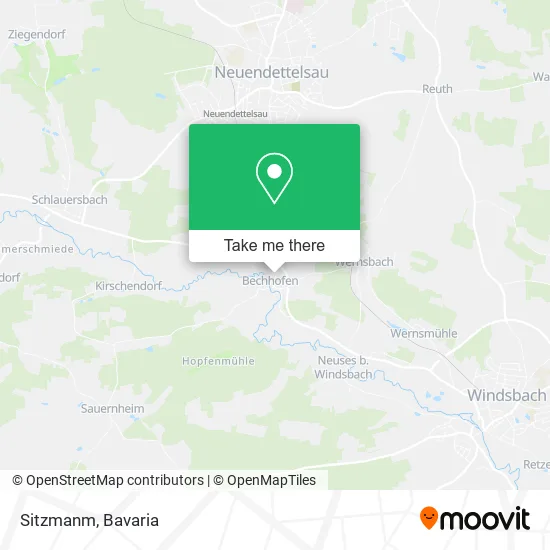 Карта Sitzmanm