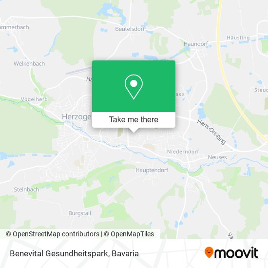 Карта Benevital Gesundheitspark