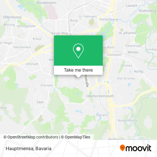 Карта Hauptmensa