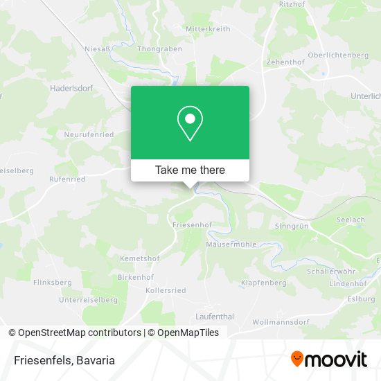 Friesenfels map