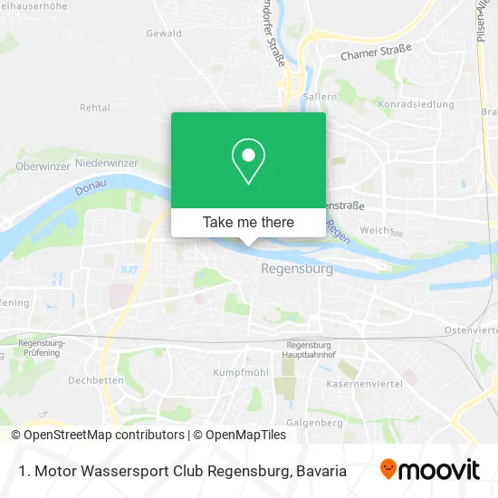 Карта 1. Motor Wassersport Club Regensburg