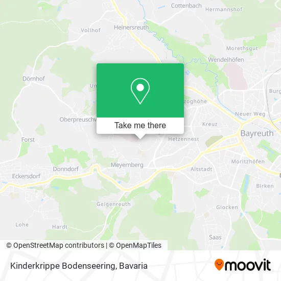 Карта Kinderkrippe Bodenseering
