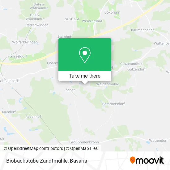 Карта Biobackstube Zandtmühle