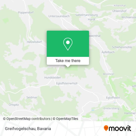 Greifvogelschau map