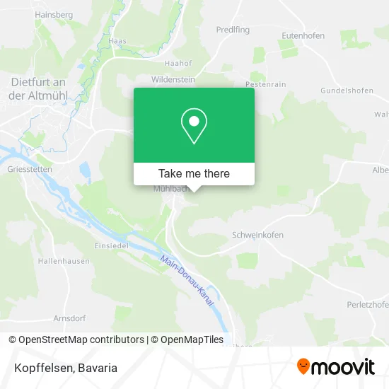 Карта Kopffelsen