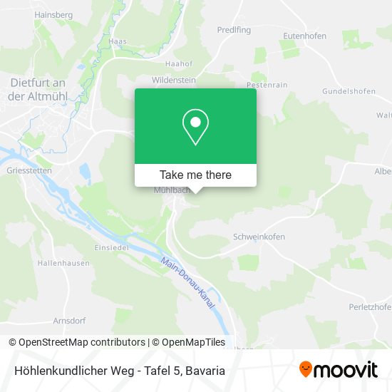 Höhlenkundlicher Weg - Tafel 5 map