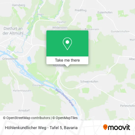 Карта Höhlenkundlicher Weg - Tafel 5