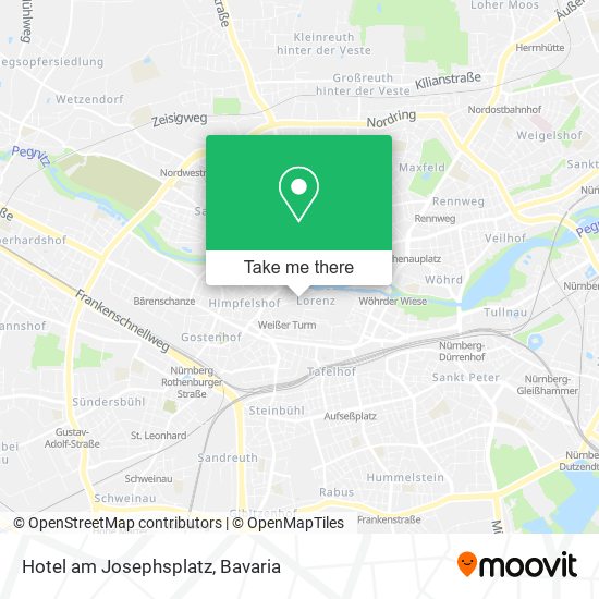 Hotel am Josephsplatz map