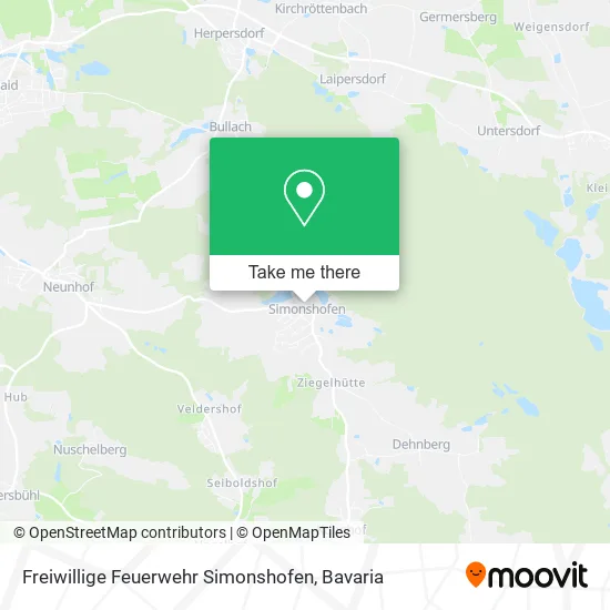 Карта Freiwillige Feuerwehr Simonshofen