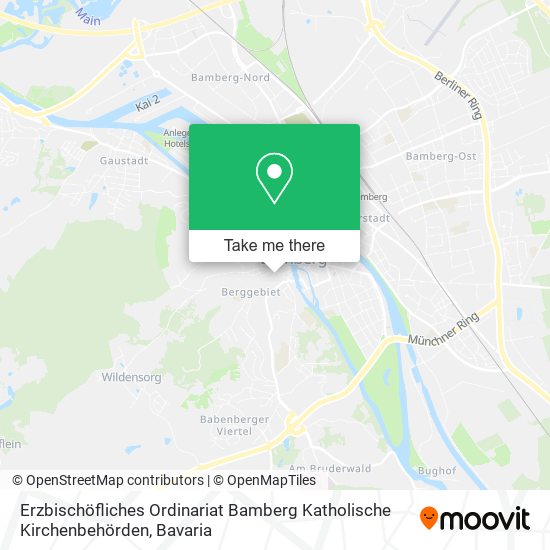 Erzbischöfliches Ordinariat Bamberg Katholische Kirchenbehörden map