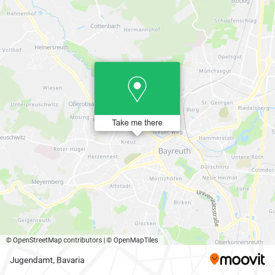 Карта Jugendamt