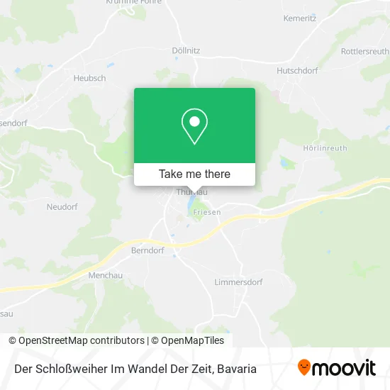 Карта Der Schloßweiher Im Wandel Der Zeit