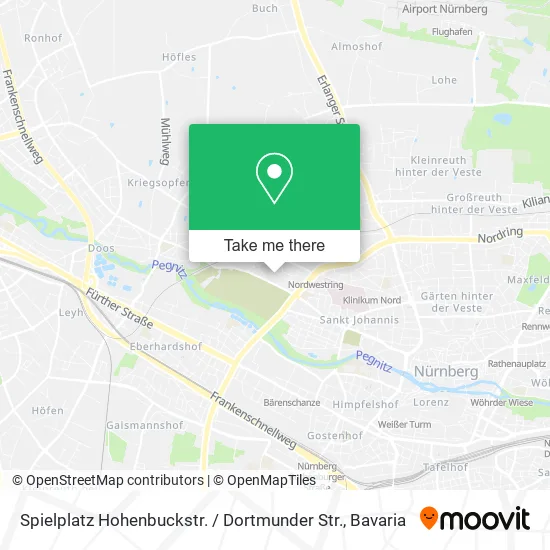 Карта Spielplatz Hohenbuckstr. / Dortmunder Str.