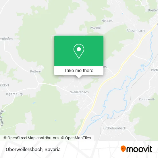 Карта Oberweilersbach